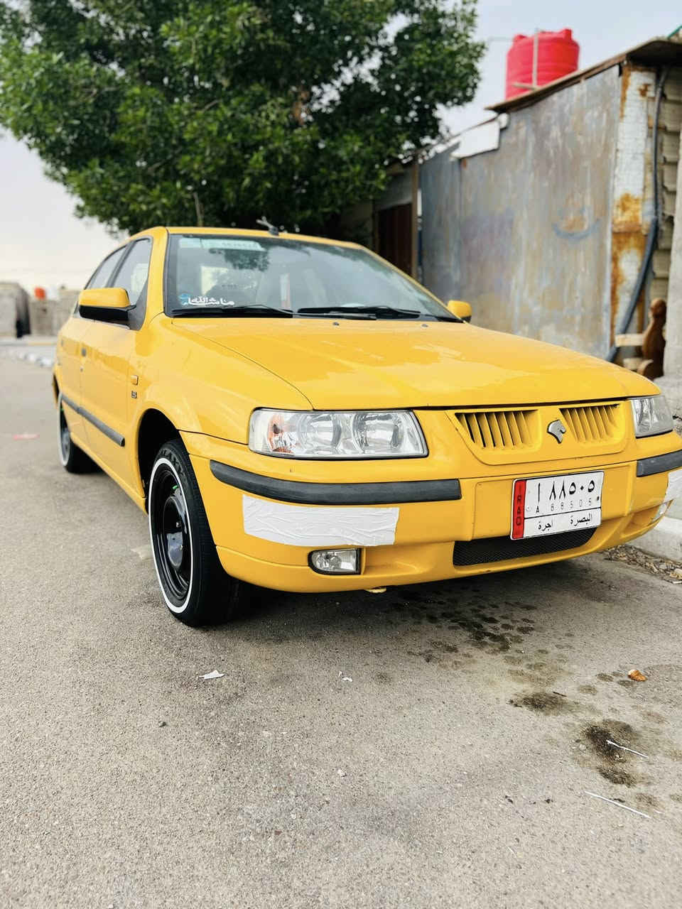 م عليكم سمند موديل 17بسمي بأجر استلم رقم جديد مصفره كلش بيها ضربه بجاملق الخلفي خفيفه موقويه مكينه تبريد خير من الله تخم تاير سعر55المكان البصره ***********
