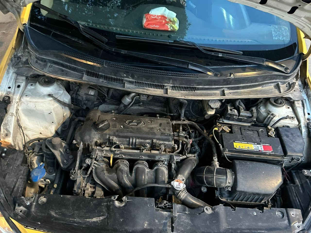 من رخصه الادمن المحترم
اكسنت ١٠١١ خليجي مكفول من الضربه 
بيهه طخه بصيطه ب جاملع خلفي 
مكينه ١٦٠٠ دوش 
رقم الانبار بسمي مصفره هيئه وغرامه 
ورقم دولي وهزه جديده شرط التحويل 
المكان بغداد الغزليه 
السعر 76 وبيهاا مجال بسيط.
رقم *********** واتساب
