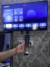 تلفزيون للبيع حجمه 32 جديد  بي ظمآن من الشركه سنه  مكان الحبيبه السعر ...