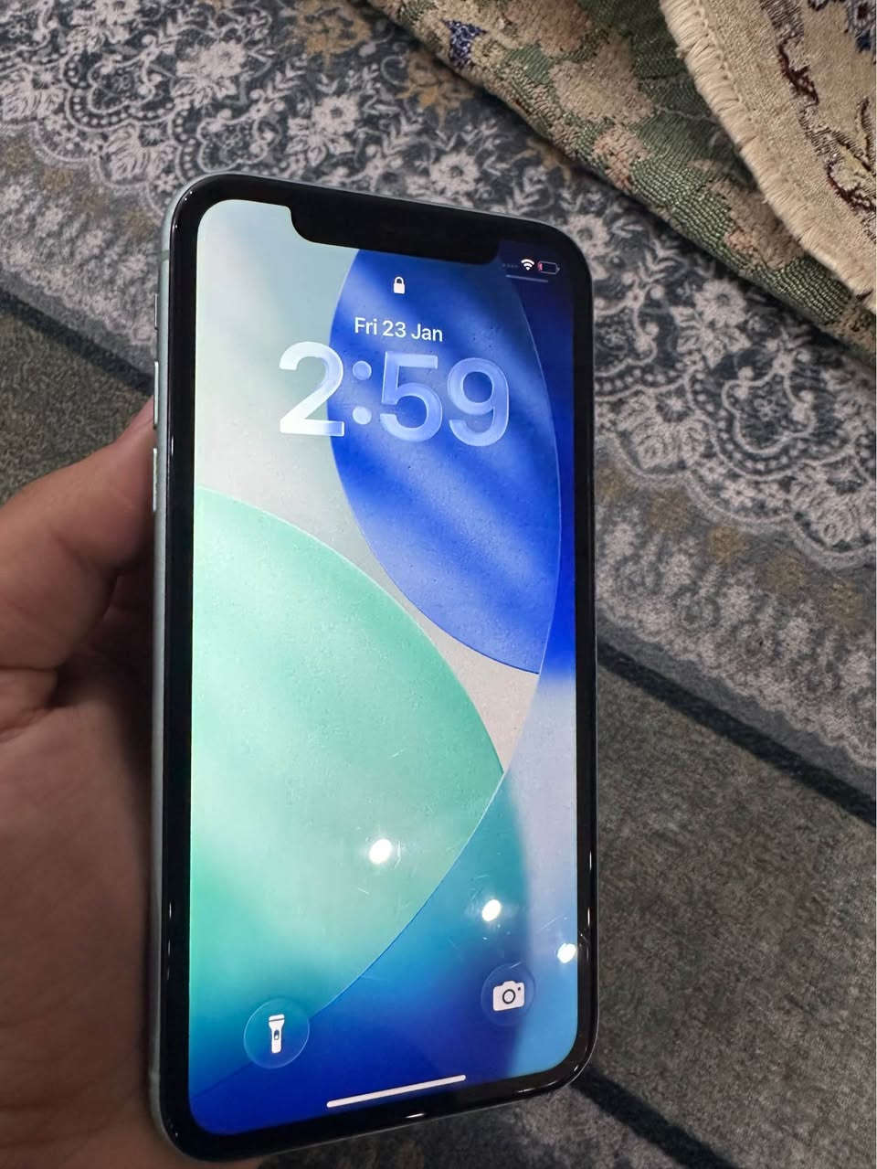 Iphone 11 
ئایفۆن یازدەی دوو کامیرە
٦٤گێگابایت
پاتری ٧١
کەپسە هیچی نەگۆڕاوە
هەموو شتێکی بەشەرتە
140 دۆلار و محامەلە
*********** أربيل, العراق
