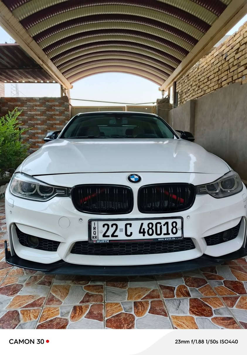 سلام عليكم عندي Bmw موديل 15 حجم 320 خليجية سعره 125 بيه 3 قطع وصابغيه حزام رقم اربيل الجديد بسمي .مواصفاته فول بصمة تشغيل .حساس امامي خلفي .شاشه عربيه مال اعطال .تبريده ثلج قطعتين كشنات جلد عسلي مرايات شفط .رادارات .لد نهاري .نقصه المكينه تشتغل تك .أبيعك مكينه كايمه .وينزل سعر المكينه من فلوس السياره .للتواصل  واتساب ***********
