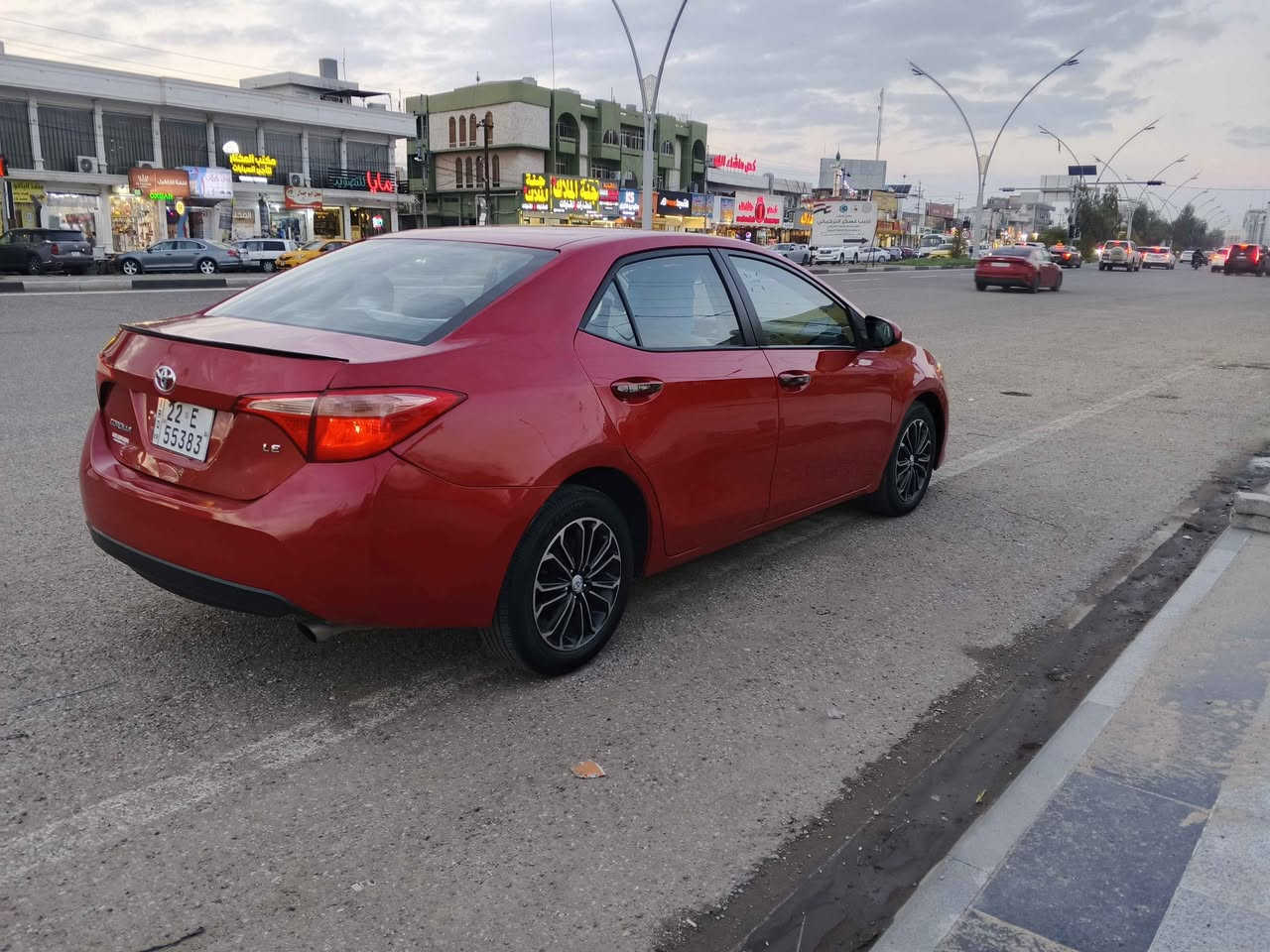 تويتا كورلا وارد كندي LEمرغوب 2017 محرك 18 مامفتوح شرط كير رادار حجر بجم كبس شرط ايرباك ماطاك ضرر جاملخ واحد خلفي بدون دواخل بدون بارد رقم سنويه شنكه جديد 2029 ماشي136)(***********)(***********) كركوك ازادي سعر مناسب ايدا شراي خابر كركوك, العراق
