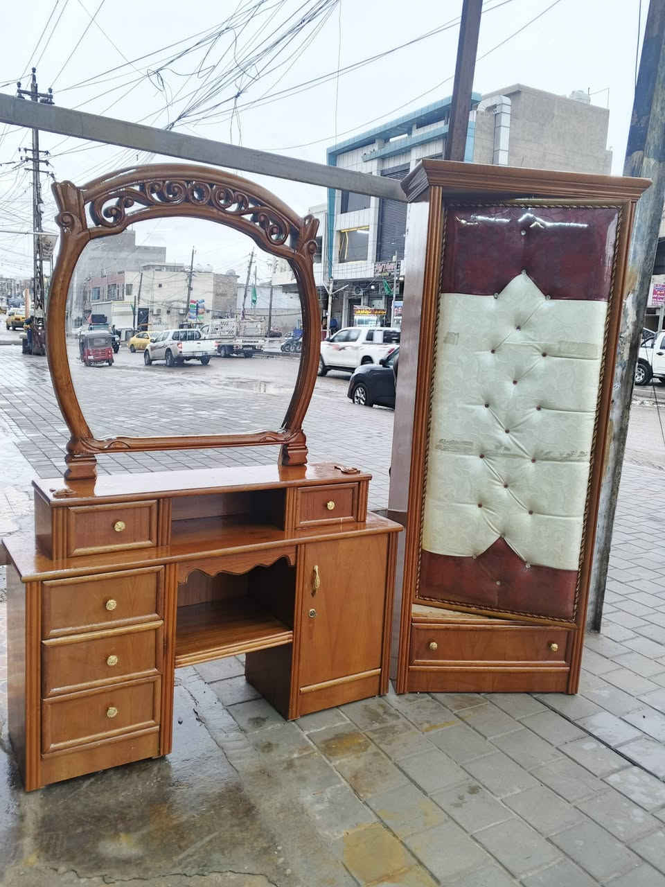 غرفة نوم مستخدمه صاج تزكام تصميم تركي شغل عراقي العنوان بغداد موبايل ***********لدينا خدمة توصيل بكروه
