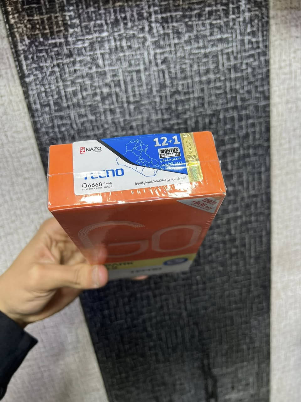 جهاز تكنو سبارك كو ٢  للبيع
الجهاز جديد بالباكيت  وبعده بالضمان 
ذاكرة 128 
بطاريته قويه حجمها 5000 
ويدعم الشحن السريع
تردد الشاشه يوصل 120 Hz  
لون الجهاز رصاصي 
مقاوم للماء والصدمات 
سعر الجهاز  130 الف 
مكاني بغداد
***********
