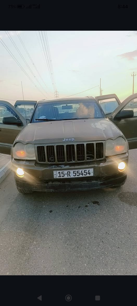 يالسلام عليكم سياره جيب شيروكي موديل 2008 للبيع تبريد وتدفئه جاهزه من كلشي رقم صاحب السياره ***********
