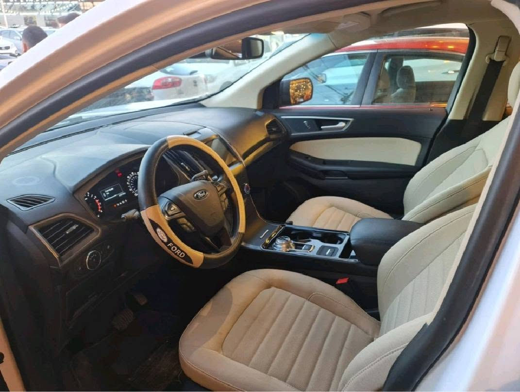 2019 Ford Edge فورد ادیج زۆۆر خاوێن بەکار هاتووە 
محرك ٤ سلندر ٢٠ توربو ٢٥٠ حصان
موديل2019 ماشي79 الف مايل
#مواصفات
فور ویل دبل اکسل
حساسات خلفية
هاند بريك بصمة
أوتو هولد
بيبان بصمة
 فول تحكم ستيرن
 مثبت سرعة
 نظام ABS مانع انزلاق
حساس أطارات 
 فول لمس كامره دوارة
كشافات امامي
ويل كب 
رادارات جانبية
 نقط عمياء
رادار الخطوط البيضاء
مانع تصادم 
تشغيل لايت Auto عالي ناصي حسب الاناره الخارجية
 كشنات تدفئه
 ‏كشنات ‏كهربائي نظام قياده سبورت نورمال
 بلوتوث + aux usb
 تبريد منفص
 تبريد مركزي
سياره نظيفة بشكل عام
کل سیرڤس

السيارة مكفولة شواصي 
واحید قطعة بدون ارباك 
ضربة كلش خفيفة
مکان السليمانية 
للستفسار 
***********
***********
