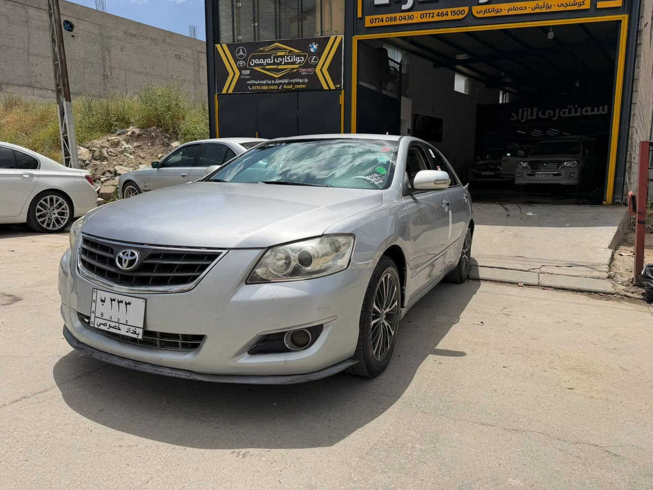 ئۆریـۆن 2007 ساخ ساخ
حیزام بۆیاخە بئ دەعم و وەرگەڕان 
گێڕ و مەکینەی بەشەرت 
تایەو ویلی تازە 
هیچ تەقەو ڕەقەو نوقسانی نیە 
کۆدی بۆ نەکراوە یەکسەر بۆی بکە 
زۆر هەرزانە پارەی بڕاوەیەکیش نیە 
لە پێنجوێنە سەیارەکە گۆڕینەوە ناکەم تەنها فرۆشتنە 
***********
*********** بنجوين, السليمانية
