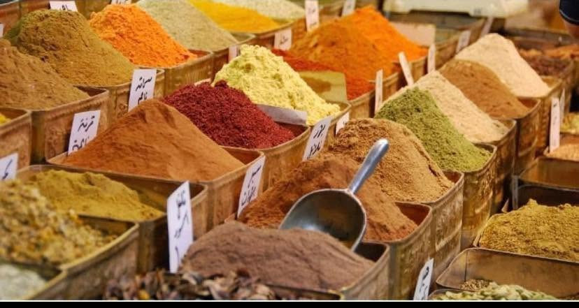 السلام عليكم 
 أفضل أنواع البهارات ..
بهار برياني 
بهاركبسه لحم
بهاركبسه دجاج
بابريكا خشنه وناعمه ومدخنه
بهار كبة
بهار كاري
نكهات كاتشب وجبنه وملح وخل وبيتزا مدخنه واندوني وليمون ونكهة الباريكيان 
7 بهارت 
گص  لحم 
گص دجاج
قيمة
فلافل
كباب طاوة
مندي
بهار طرشي
كمون حب خام ومطحون
كركم خام ومطحون
حلبة خام ومطحون 
كزبرة خام ومطحون
ورق بطنج ومطحون 
كبابة عدله ومطحون 
فلفل اسود خام ومطحون 
فلفل ابيض خام ومطحون 
سماك 
حبة البركه 
حبة حلوة خام ومطحون 
دارسين خام ومطحون 
ليمون ابيض خالي من الرطوبه 
سمسم خام 
صودة 
ثعلبية 
بكن باودر
فانيلا باودر
هيل خشن امريكي خام ومطحون 
زعفران درجه اولى 
زعتر بري 
زعتر اورگانو 
زعتر طعام محوج خلطه مميزه 
ميرمية
 .اكليل جبل
البذور بانواعها مع الزيوت من معصرتنا 
وجميع الاعشاب الطبيعية 
مايميزنا هو الخلط والطحن اليومي داخل المحل امام زبائننا الكرام 

زورونا موقعنا بغداد بوب الشآم آلسوق الشعبي 
يتوفر خدمه توصيل 
مستعدون لتجهيز محلات العطاره بالجمله 
للطلب والاستفسار مراسلتنا او الاتصال على الارقام التالية 
***********
‭00 964 782 722 8677‬.
.
