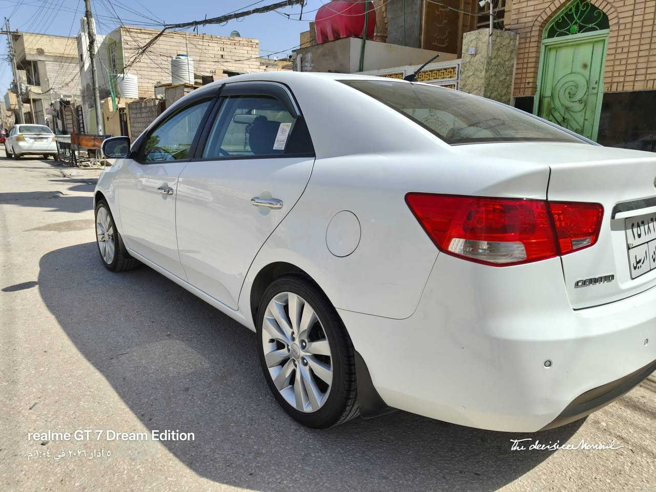 سيراتو موديل 12 
فول مواصفات 1/1
بصمه تشغيل 🫆+ بصمة ابواب 🫆🫆
تبريد لمس 
شفتات + تحكم ستيرن 
مري شفط
ويل كب حجم 16 فتحة سقف 
السيارة جديده وكلش حلوة داخلها جديد 
تبريد ثلج شرط كلشي شغال حتى التدفئة 
عليها ادامة كاملة 
السيارة احلى من الصور بهواي 
بيها باب عكس السايق تبديل مطابق 100% شرط متعرفه 
وربع جامبلغ امامي صبغ 
الباقي كفاله 
سنويه لل27 
السعر 110 وبيها مجاي قليل كلش 
السيارة جاهزة تخم تاير عليها وحدادية موبس كاملة ومشط جديد مال جناي السيارة 
العنوان نجف 
***********
