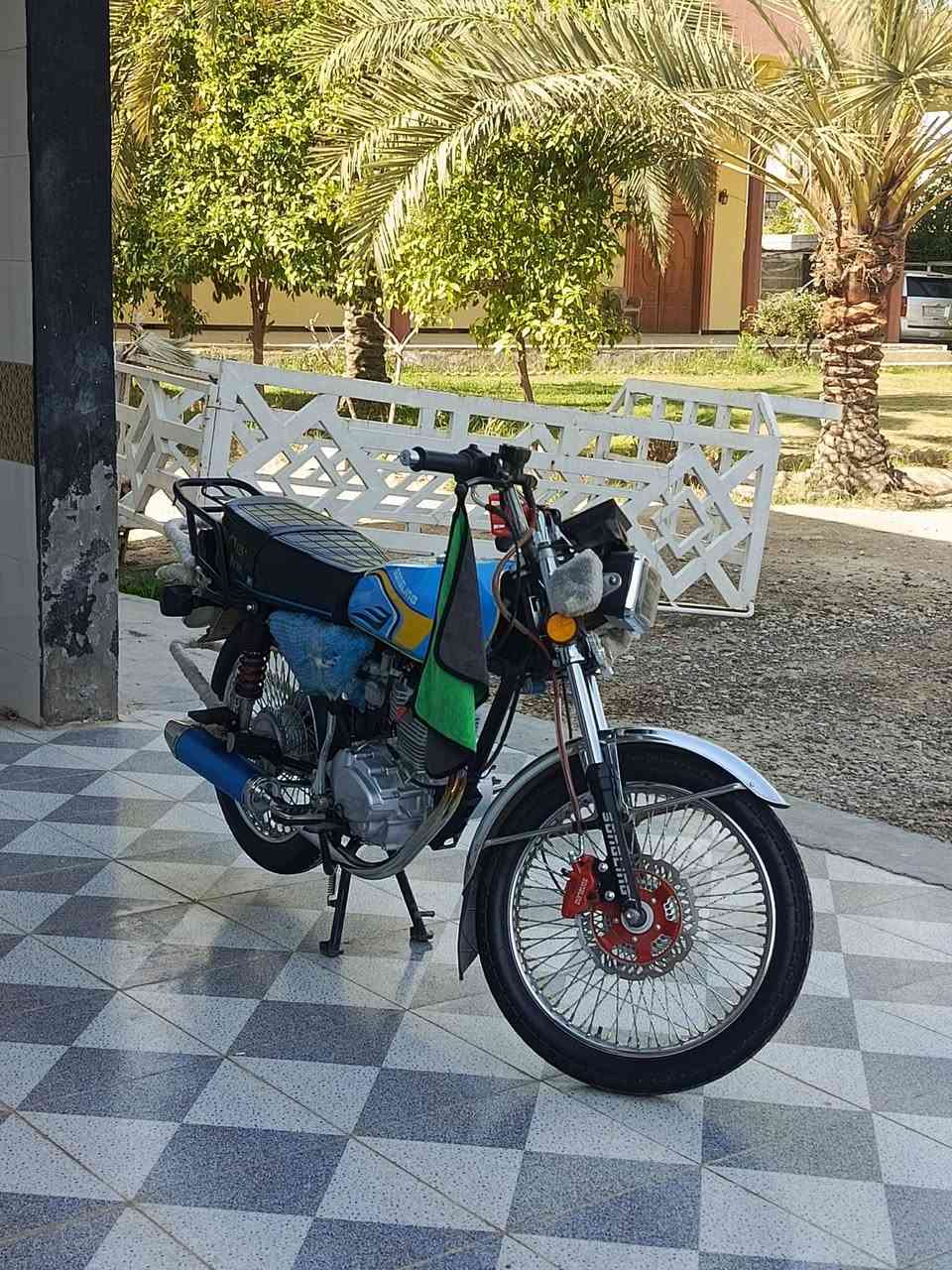 السلام عليكم دراجه تا يكر البيع موديل 2026كفاله عامة جديدة الون مميز المكينة مكفولة  المكان ديالى خان بني سعد الرقم ‏‪***********‬‏
