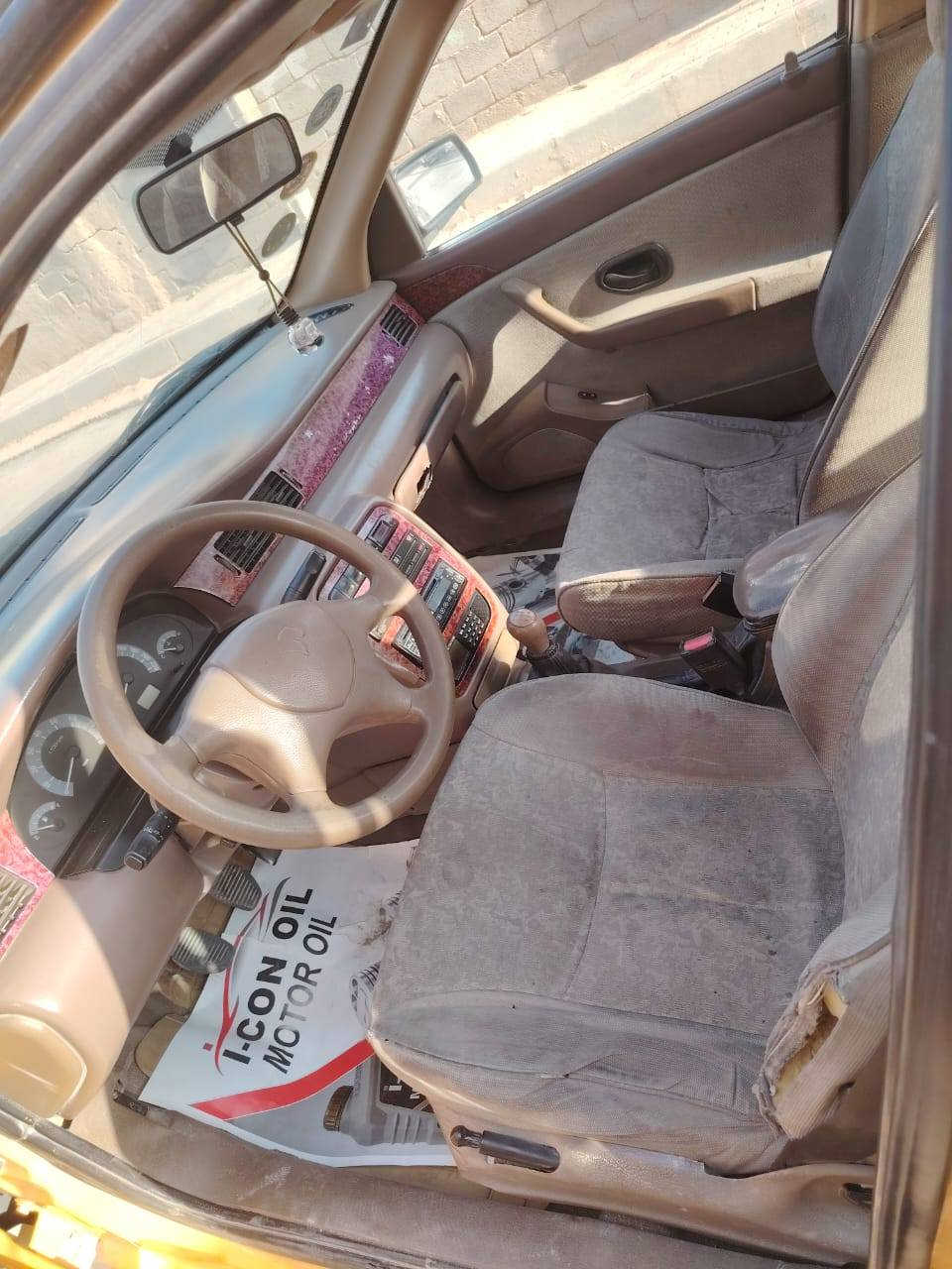 السلام عليكم سمند موديل 11 رقم كربلاء سنويه ل 29 مصفره هيئه وغرامات كير ومكينه كفاله حداديه جديده تايرات جدد تخم نوزل جديد تخم واير ابلك وبلكات جديد عبوه  فيت بم جديده لاضربه ولا صبغ ولا تبديل بس الهلالات لخلفيه معمره.(35 ) وبيهة مجال شي بسيط مكاني كربلاء (***********)
