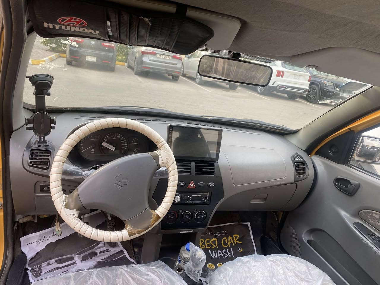 السلام عليكم للبيع سيارة طيبة موديل 2015 مكفولة سيارة جاهزة من كلشي محرك وكير خير من الله 
السيارة بسمي تحويل ثاني يوم رقم انكليزي 
السعر ٤٢ وبيهة مجال 
العنوان بغداد مجمع بسماية السكني.          رقم الهاتف 
***********
