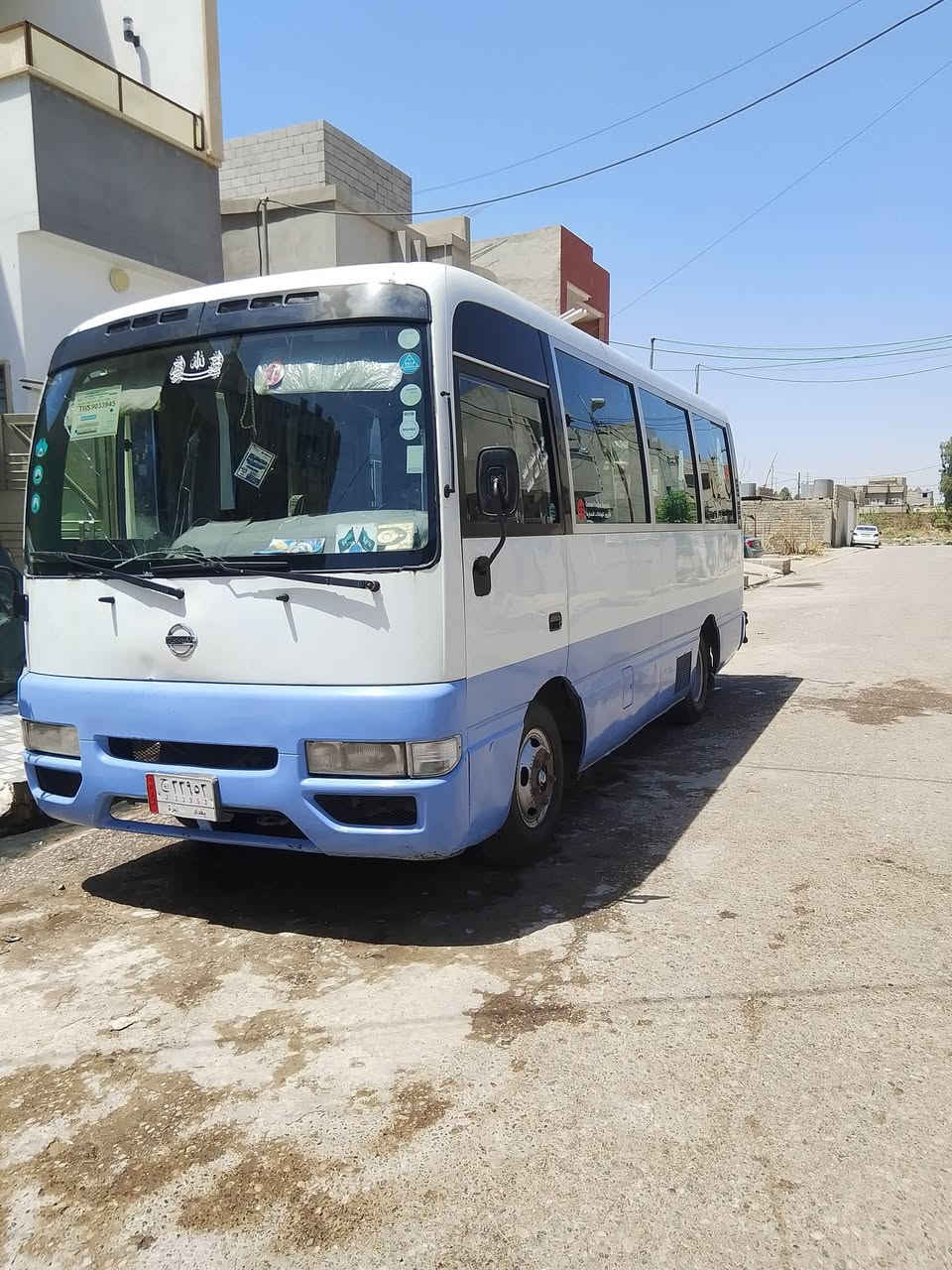 كوستر نيسان  2002 محرك وكير واكسن اصلي وشرط
بانزين ومنظومة غاز 100لتر رقم بغداد الماني 
المكان موصل الايسر للاستفسار على الرقم التالي
***********
