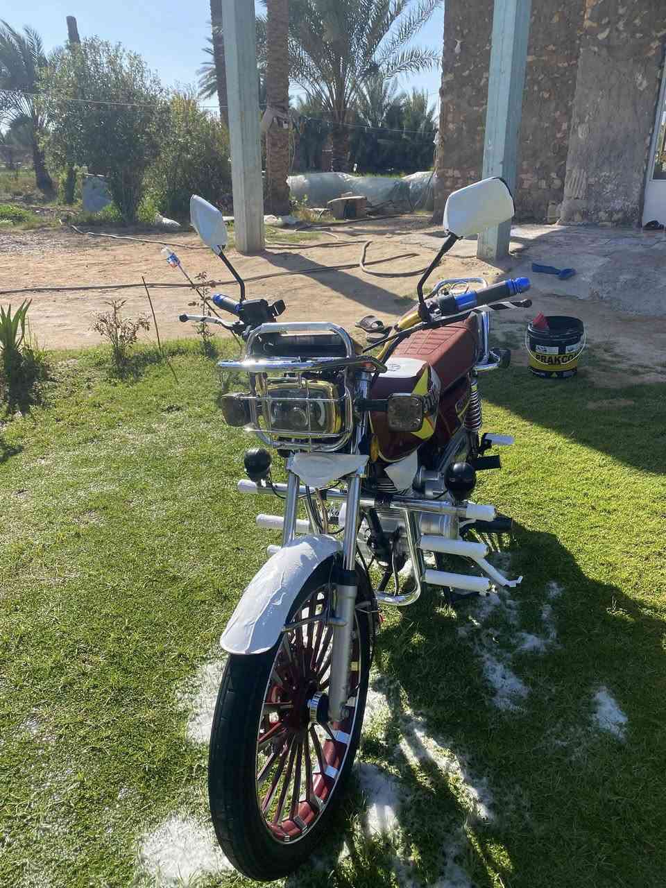 السلام عليكم 🫡 موطور أيراني  موديل 24 محرك 200 نظافة مثل ماتشوف عينك وبالواقع أحلى صالنصة رياضية مكفول من كلشي ونشاط فول   السعر 750 العنوان جزيرة الخالدية البوبالي***********
