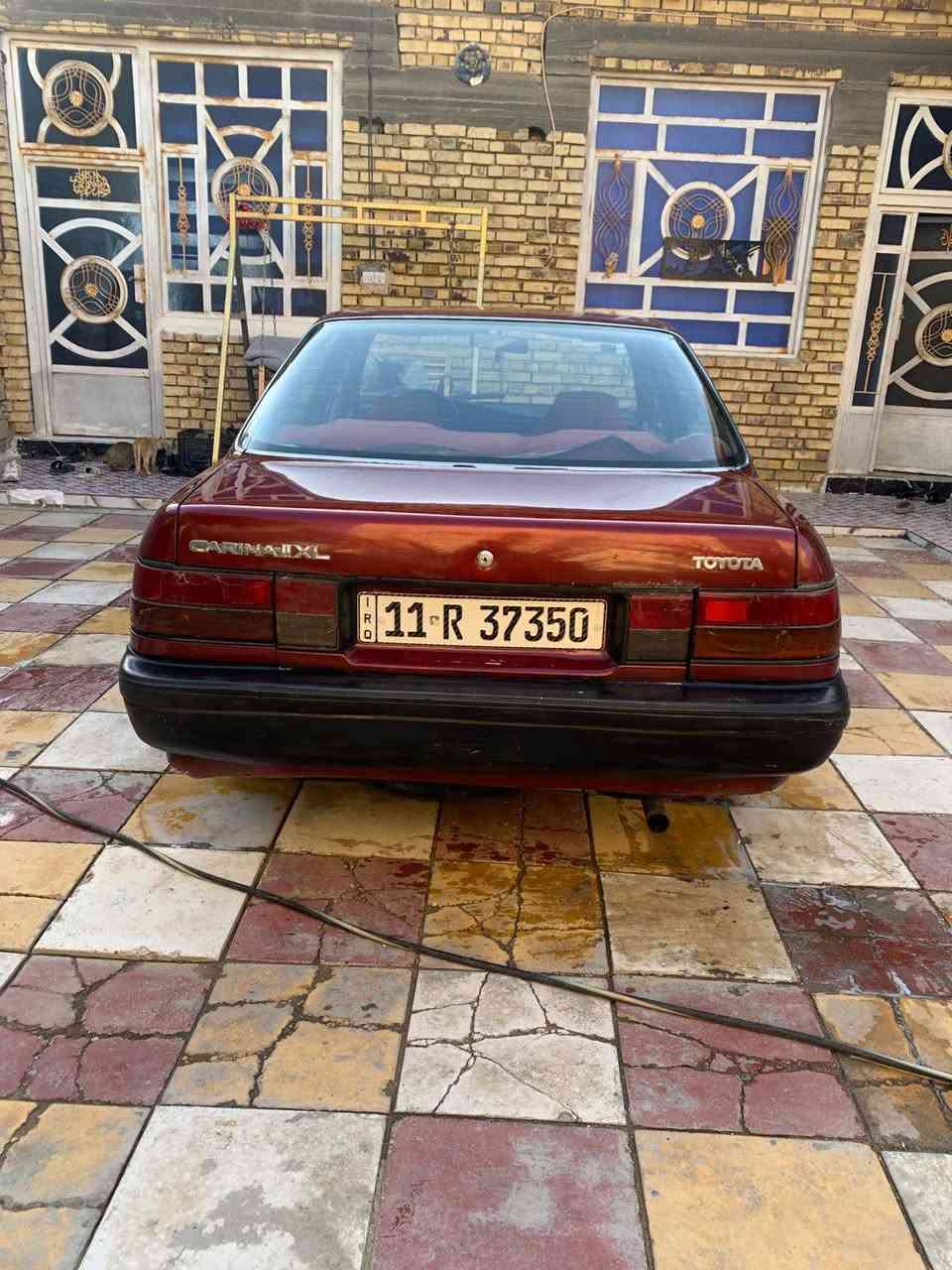 كارينا موديل 91 يسرئ بلاد   رقم بغداد  أنگليزي مشروع وطني بأسمي  جاهزه حداديه تخم تاير محرك گير أوتو 
 تبريد شغال للتواصل *********** عنواني ناصريه مركز محافظه ..السعر 43 وبيهه مجال
