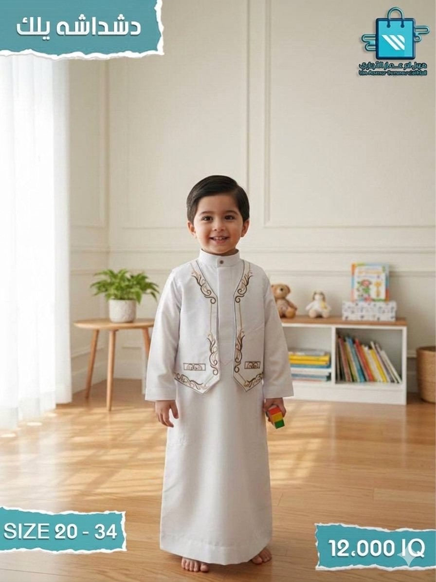 العيد قرب
دلّل ولدك بأجمل دشداشة
موديلات ولادي مميزة وجاهزة للعيد•


**إذا كنت صاحب هذا الإعلان وتريد حذفه لأي سبب، رجاءا أرسل رسالة إلى الدعم الفني**