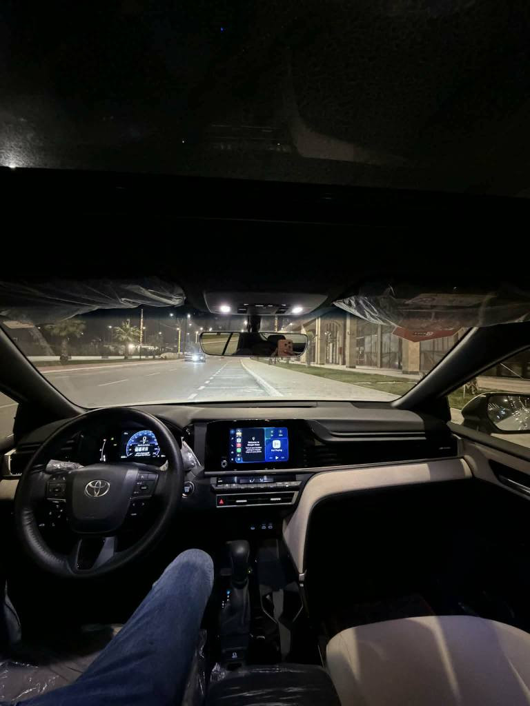 كامري موديل ٢٠٢٥ خليجي سفري شريكه و  زه مان
موصفات le به نزين
سلايت و كوشن كاره با
بصمه و ئوتو هولد
كاميرا و بيش و دوا حاسه و رادار
سه ياره كه ٨ هه زار روشتووه هيجي نيه زور تازه وه ك سفر وايه
به شه رتي تحويل و غرامه
سعر ٢٨٠ مجاليكي زور كه م
***********
شوين سليماني كركوك, العراق
