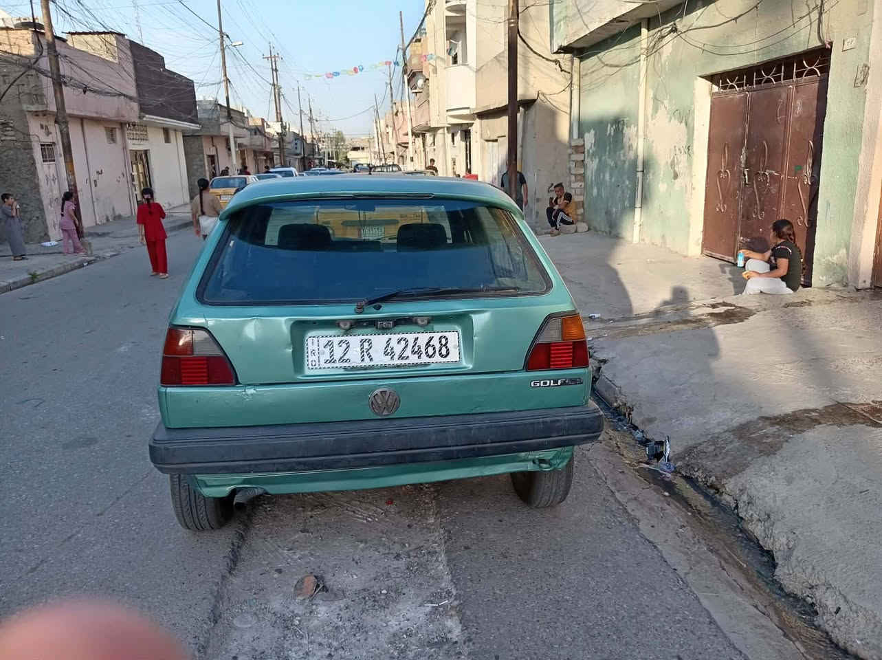 سياره كولف موديل ٨٤ رقم انكليزي جديد أني اشرعي السعر23 $بيها مجال ***********
