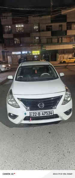 نيسان سني موديل 16 هندي  كفاله ماعده البارد السونار مرفوق بل صور سياره خير من الله السعر   94( الرقم ***********
