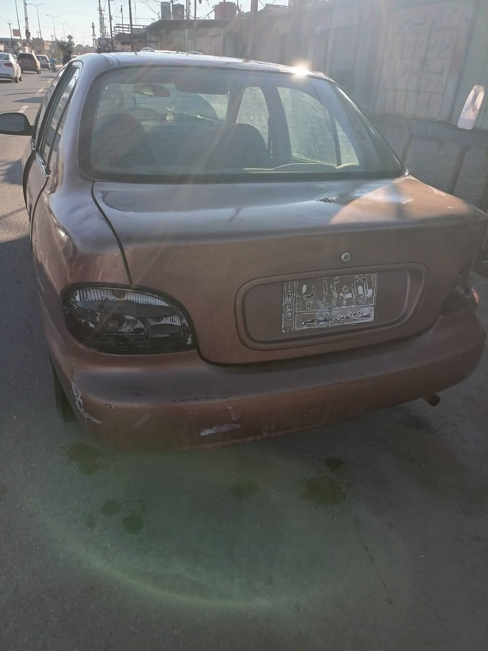 السلام عليكم
هيونداي اكسنت  مديل 94  سعرها 15$ شرط تحويل والوكالة اقتصادية بالبنزين مسوي ادامة للمنظومة بانزين كامل محرك 14  تدفئه مسجل كهربائيات كلها شغالة جامات امامية كهرباء شغالة باتري جديد وكامله يعوزها دبلات يمين تعبانه وطخم تايرات واحد من التايرات اعوج و ترتيبات  بسيطه فقط سيارة جدا عملية وقوية ومابيها اي شي تحوير كلو بلاد تنسى عطلات
***********
