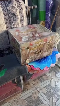 طقم مفرش ملكي • صناعة تركية أصلية • حلة طهمازية