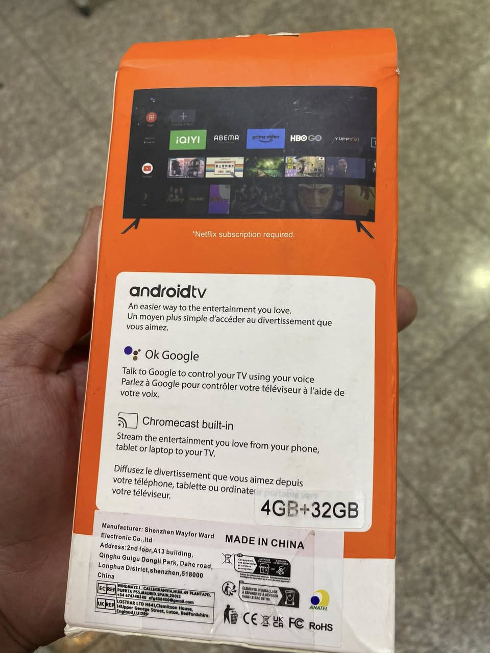 تيفي بوكس ذاكره 32 كيكا اكتب 30 وبل عافيه


**إذا كنت صاحب هذا الإعلان وتريد حذفه لأي سبب، رجاءا أرسل رسالة إلى الدعم الفني**