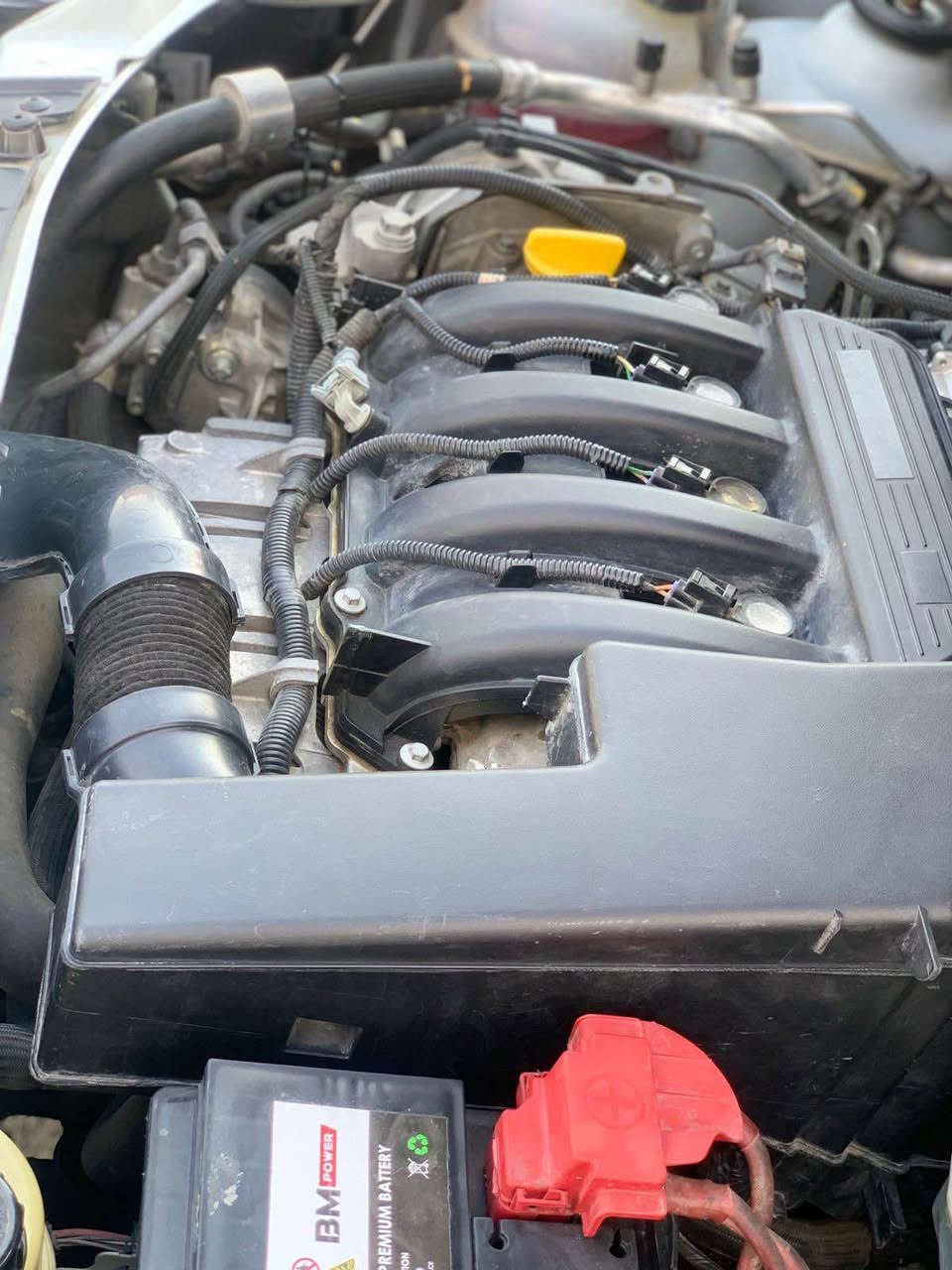 ڕینۆ سیمبول ٢٠١٧
***********
گێڕو موکینەی نەکراوەتەوە 
تازە سێرڤس کراوە پاتری و تایەی تازەیە
تەقەو ڕەقەی نیە سەنەوی و رەقەمی تازەیە
٥ پارچەی بەخی دووبەیە بێناو بێ ئێرباگ چەکوشی پێوە نیە
٧٣ گەڵاو مەجالێکی کەم
*********** السليمانية, العراق
