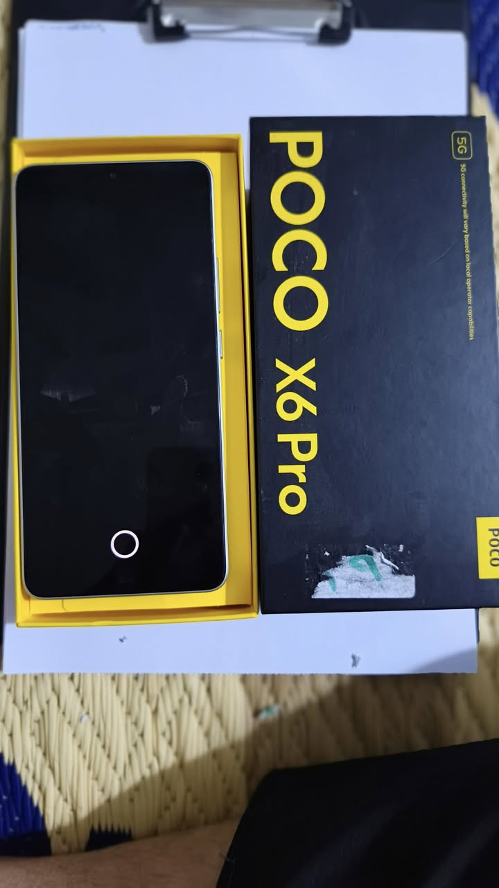 بوكو x6 pro 5G
نضافة 100%
مواصفاته معروفه 
.. جهاز ببجي 120 فريم 

تعال خاص وتدلل 
كربلاء  حي الغدير.. ***********
