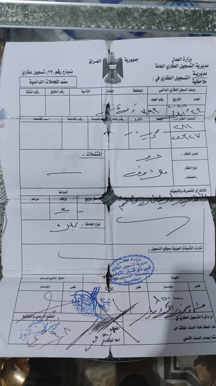 قطعه للبيع على حولي الناصريه مال موظفي بلديه طابو ملك بسمي رقم *********** السعر 30 او بيه مجال  ما متواجد خاص
