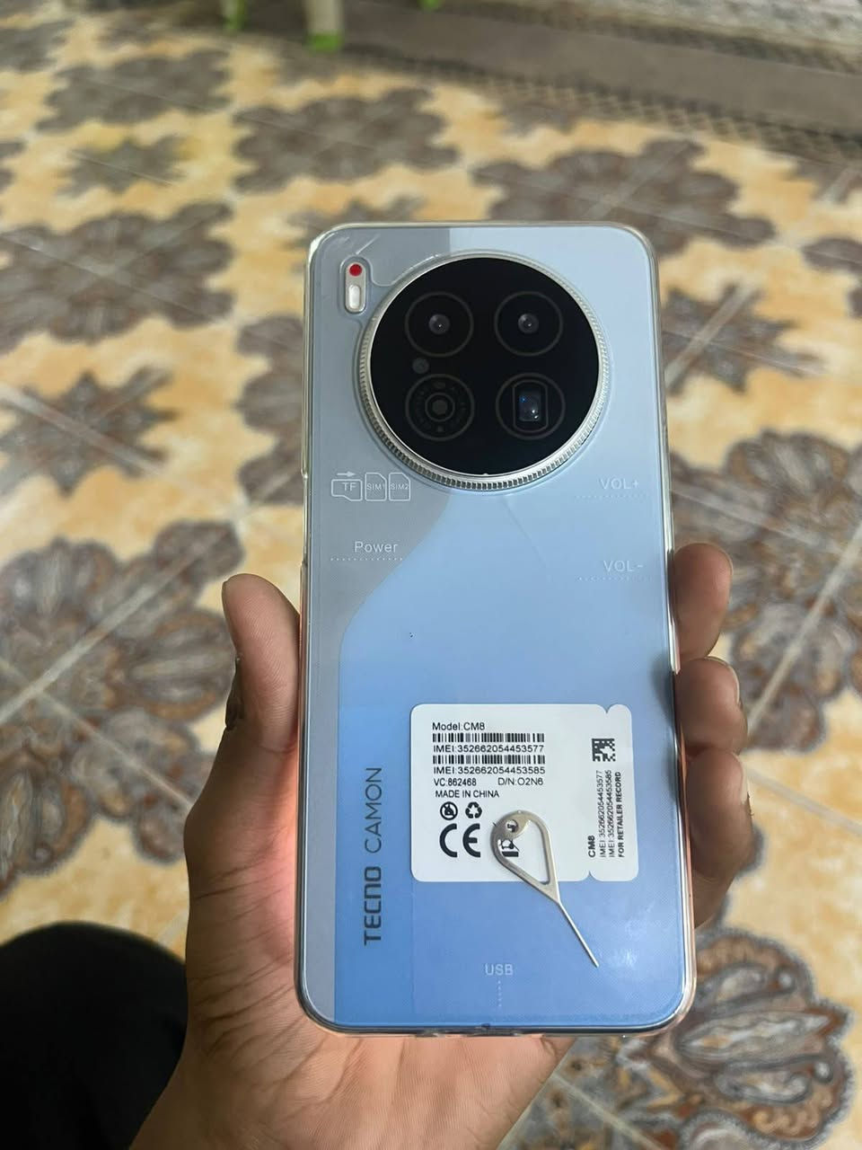 للبيع تكنو كامون 40 بريمير 5G استخدام قليل كلش
السلام عليكم للبيع تكنو كامون 40 بريمير 5G استخدام قليل كلش جهاز حالة حال جديد كامل كل ملحقات الاصليه ذاكرة 256 عشوائية 24 جهاز كلش قوي بالمواصفات السعر 300 الف وبي مجال مكاني بابل سده الهندية 
و كامل ملحقاته ويا... (...التواصل.... خاص...)


**إذا كنت صاحب هذا الإعلان وتريد حذفه لأي سبب، رجاءا أرسل رسالة إلى الدعم الفني**