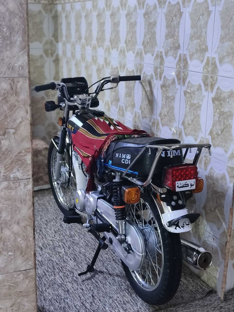 سلام عليكم ورحمة الله
نامه 26زيرو صار سبوع من طلعته 
الدراجه كفاله عامه الصور تحجي
السعر700وبيها مجال 
مكاني بابل المسيب سده الهنديه 
للستفسار ***********
