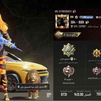 حساب ببجي • ٤٠ سلاح تطور • لبسه ذهبيه