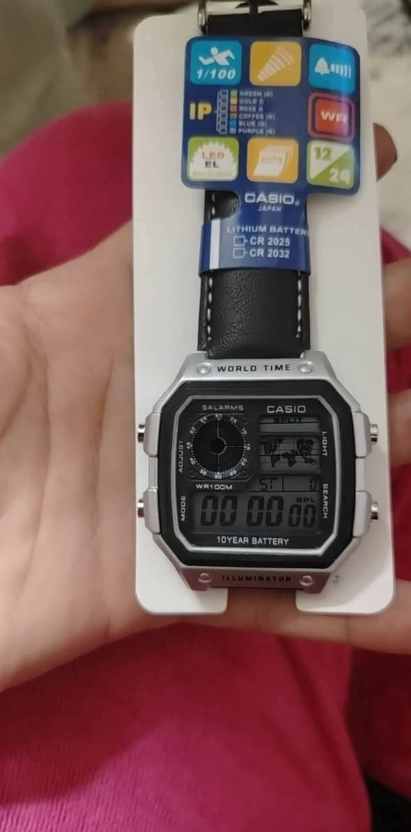 ساعة كاسيو بهذا الشكل تجنن وشغاله وضمان الفحص الي يعجبه يخلي سعر وياخذها ألف عافيه


**إذا كنت صاحب هذا الإعلان وتريد حذفه لأي سبب، رجاءا أرسل رسالة إلى الدعم الفني**