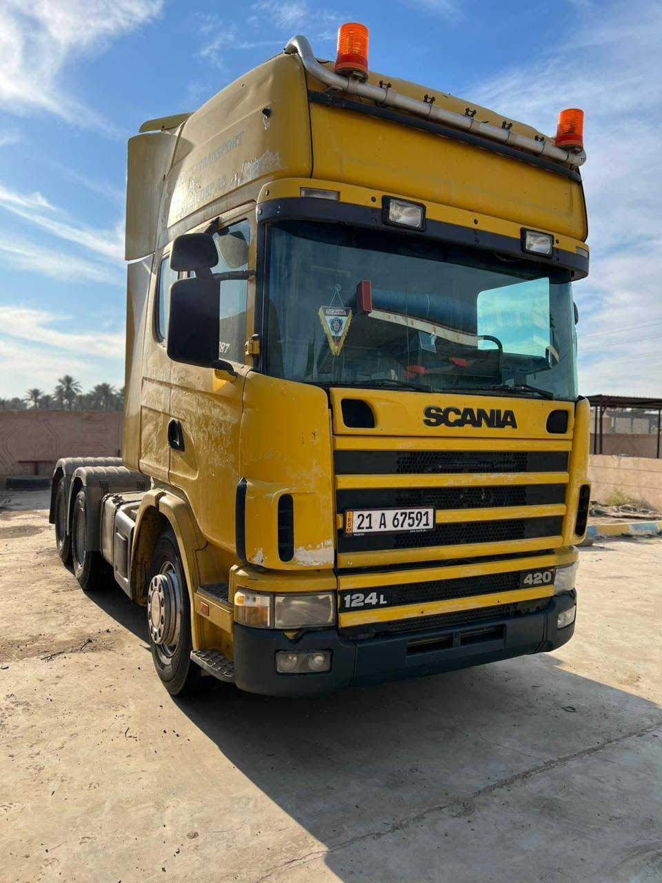 السلام عليكم سكانيا سحال 2003 مكينه 420 خطين لا تبخير ولا تنقيص كير 3x3 شاصي مكفول سنويه قبل شهر طلعت ***********
