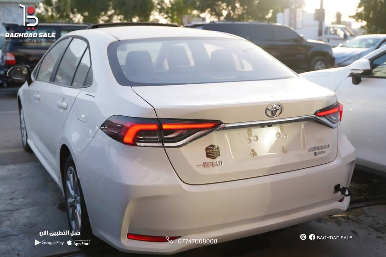 Toyota Corolla 2025 – Hybrid
 تويوتا كورولا ٢٠٢٥ –– هايبرد 

🌍 المدينة –  بغداد – البياع – معرض دار السلام 

•   🛣️  المسافة المقطوعة    - زيروو  
------------------------------------------------------------ 
💰 السعر:        علق تويوتا او كورولا او 2025
وسوف يتم الرد على الخاص برسالة بالسعر ورقم البائع 
✅ المواصفات :

✅ الموديل: ٢٠٢٥
✅ الفئة: نص مواصفات
✅ الحالة: زيرو
✅ الوارد: الصين
✅ المحرك: ٤ سلندر ١٨٠٠ هايبرد (بنزين + كهرباء)
✅ الويلات: ١٦ إنش

✔️ ناقل حركة أوتوماتيك CVT
✔️ نظام هايبرد اقتصادي جداً بالوقود
✔️ شاشة وسطية تعمل باللمس
✔️ Apple CarPlay & Android Auto
✔️ كاميرا خلفية
✔️ حساسات خلفية
✔️ مكيف أوتوماتيك
✔️ تحكم ستيرن متعدد الوظائف
✔️ مثبت سرعة
✔️ مرايا كهربائية
✔️ إضاءة LED أمامية
✔️ نظام ABS + ESP
✔️ وسائد هوائية متعددة
✔️ نظام مراقبة ضغط الإطارات


**إذا كنت صاحب هذا الإعلان وتريد حذفه لأي سبب، رجاءا أرسل رسالة إلى الدعم الفني**