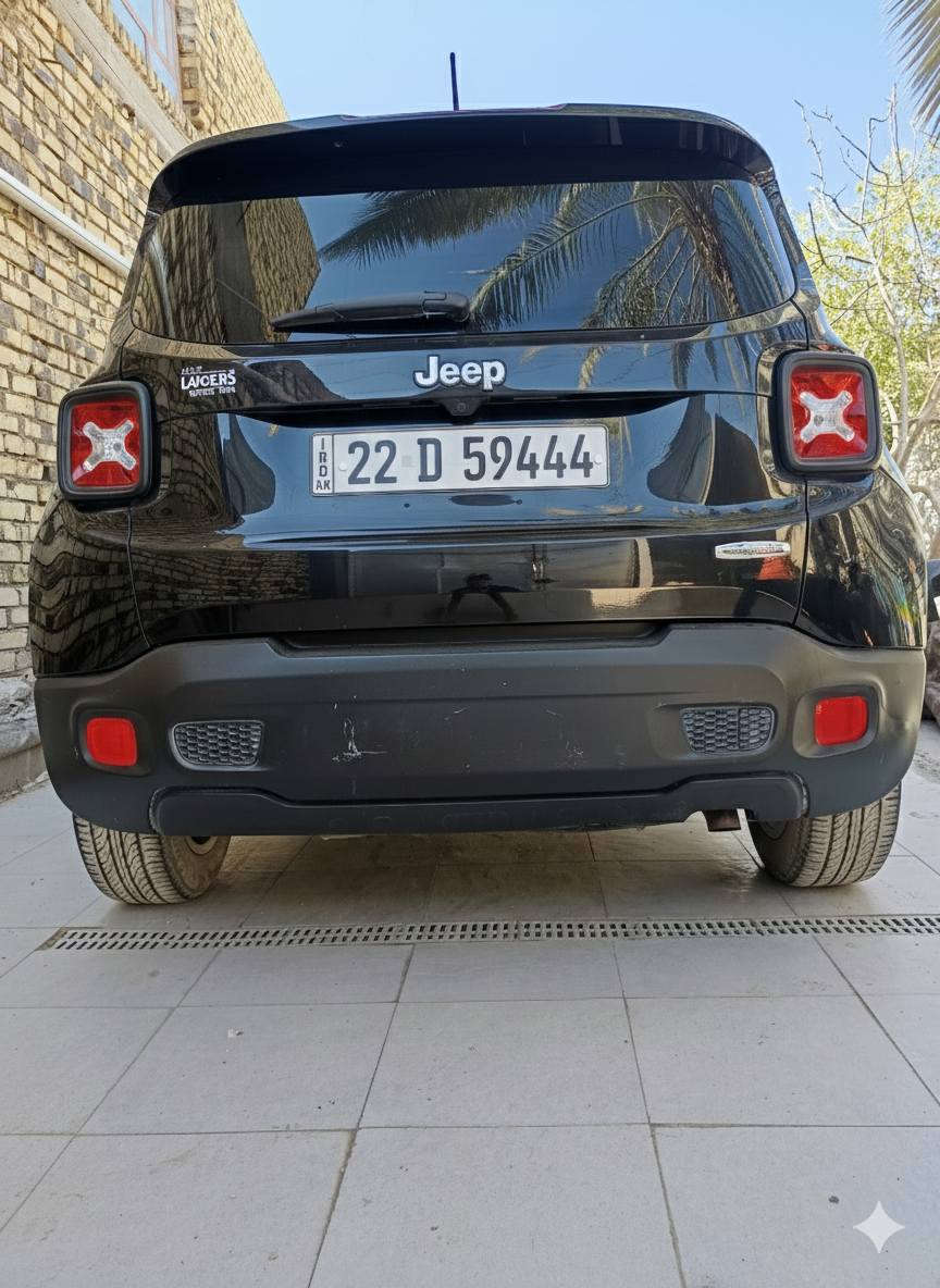 سلام عليكم
للبيع جيب رنيكيد موديل ٢٠١٧ لون اسود رقم اربيل بااسمي سنويه جديده وهزه تنتهي بشهر ٤ 
سياره بدون حادث وصورها وسونارها بالمنشور 
مواصفات وفئة لاتيتيود 
بصمه تشغيل وابواب كامره خلفيه دواره .سايد بريك بصمه .مانع انزلاق. تحكمات ستيرن .. تو ويل 
***********
