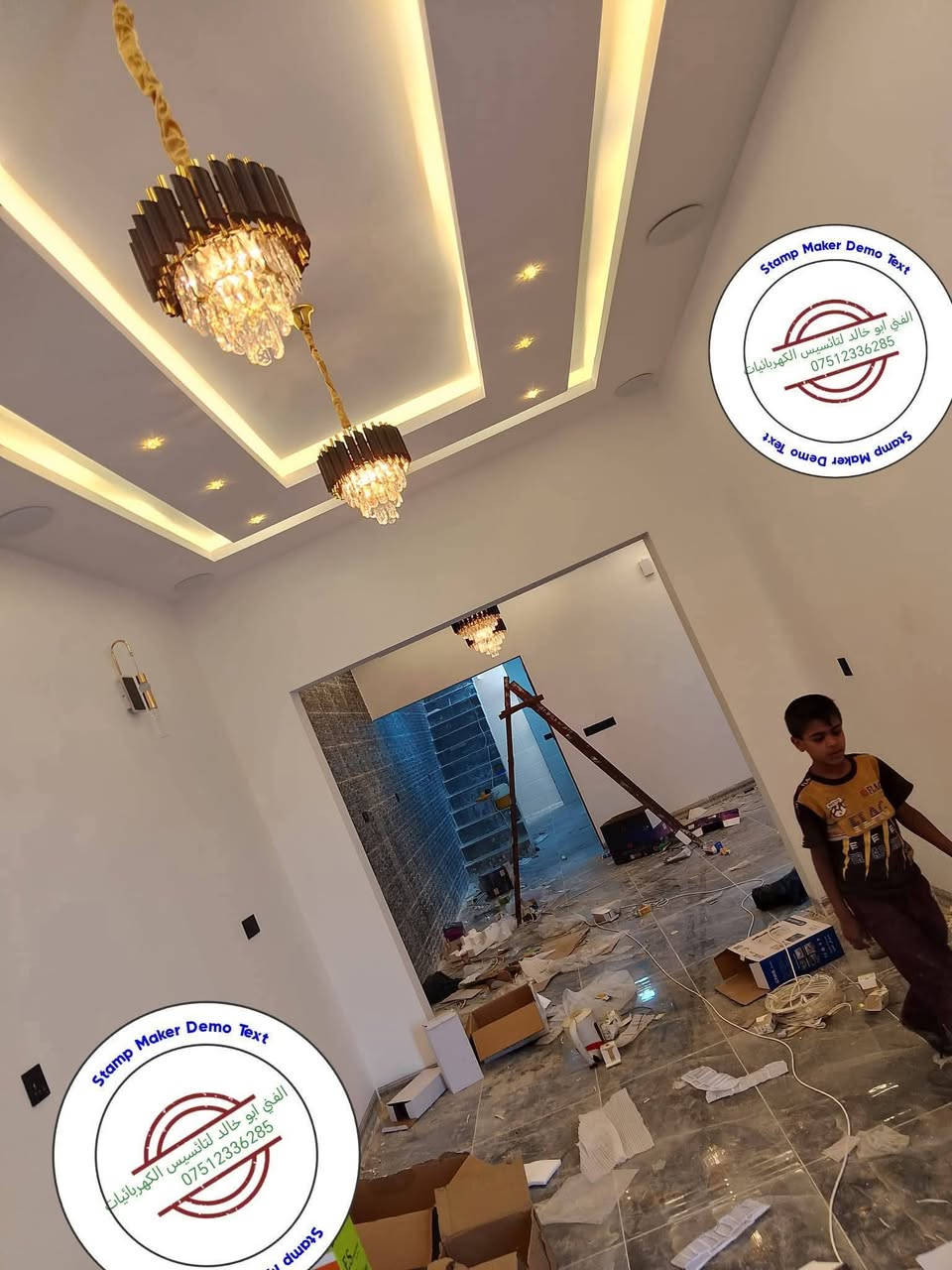 السلام عليكم... فني كهرباء 
 تأسيس كهربائيات منازل 🏘  ومحلات.
 صيانة + ترميم +تأسيس بنظام سيمنز + نظام بواري+ كاميرات+كافة الأعمال الكهربائيه
 نعمل باسعار مناسبة ودقة في العمل.
التواصل اتصال وتس  👇
***********

