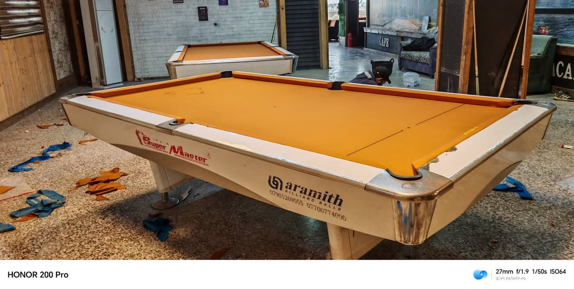 تم انجاز عمل اليوم في منطقه البنوك  ادامه وتعديل رون    ويوجد  ميوزه مستخدم وجديد وجميع مستلزمات البليارد  عنوان بغداد  لاستفسار *********** واتس اب
