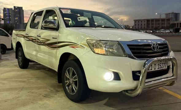 تويوتا هايلكس 2015 بدون صبغ 
ماشية 147 ألف كم 
الغير والمكينة لم تُفتح 
يوجد تبريد 
السنة مجددة لغاية الشهر السادس من عام 2030

السعر: اطلبه في التعليقات وسيصلك مباشرة📩

لا يوجد جركة السونار مركّب جديد

رقم المالك / واتساب: ***********
