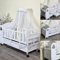 سرير اطفال • استعمال قليل • من يوم لسنة ونص