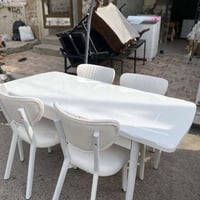 طاولة طعام • كراسي جلد • ديوان ١٠ مقاعد