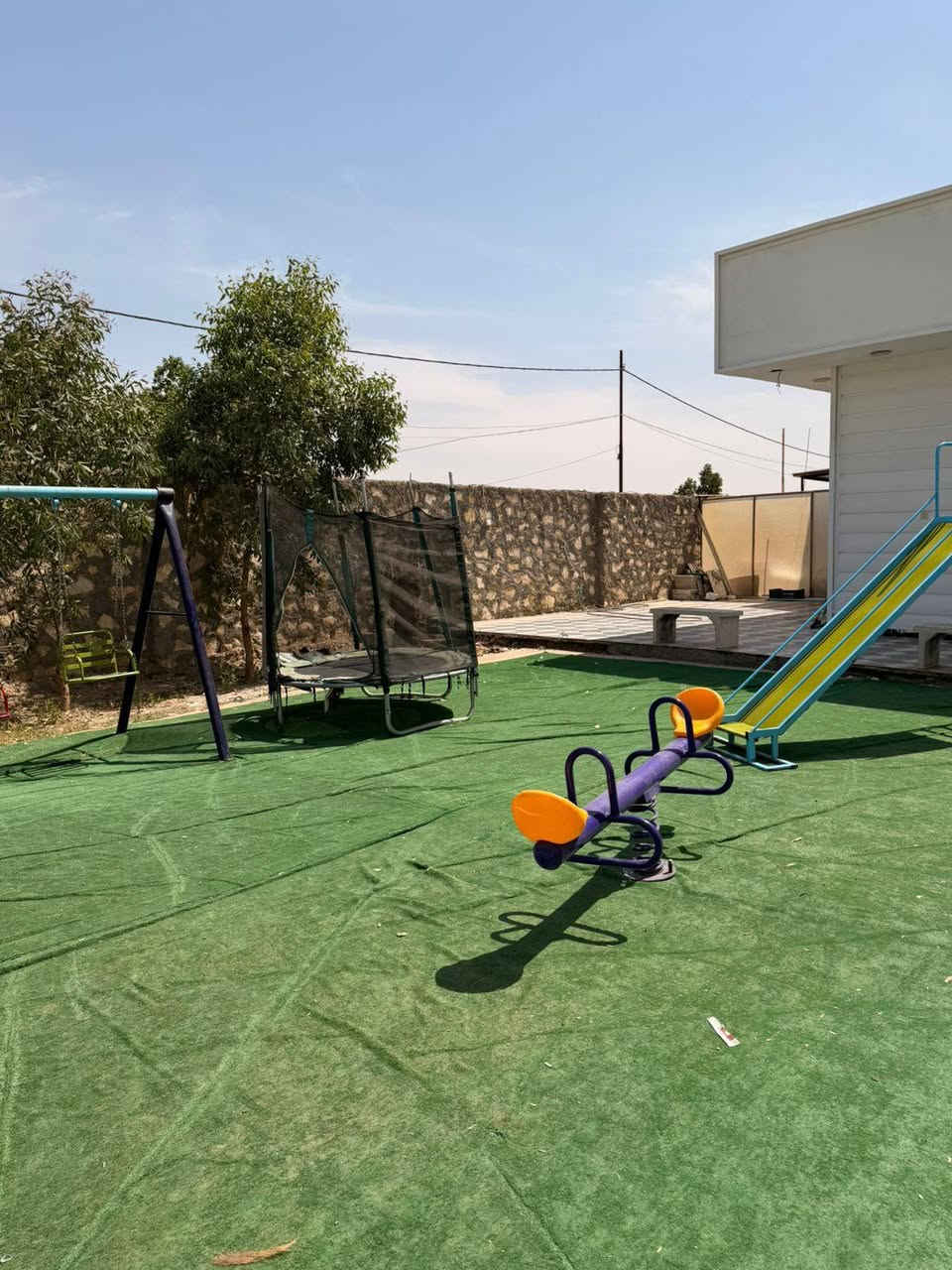 📍 بغداد - حي الجهاد - المكاسب
📞 ***********

🏊‍♂️ مسبح للكبار قياس 5×10
🔥 شوايات خاصة للسمك والمشاوي
🛋️ صالة كبيرة مجهزة بشاشة عرض
📶 إنترنت مفتوح
⚽️ ملعب كرة قدم
🏀 ملعب كرة سلة
🎱 بليارد
🏓 تنس طاولة
♟️ شطرنج ودومنة
🎠 ألعاب للأطفال
🛏️ غرفتا نوم مزدوجتان
🍽️ مطبخ متكامل
🚿 حمام متكامل
☕️ جلسة عربية خارجية
⚡️ كهرباء 24 ساعة بدون انقطاع
🚗 كراج خاص للسيارات
