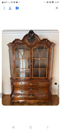 فاترينا فرنسي • خشب الزان • ٢م٣٥سم×١م٧٠سم