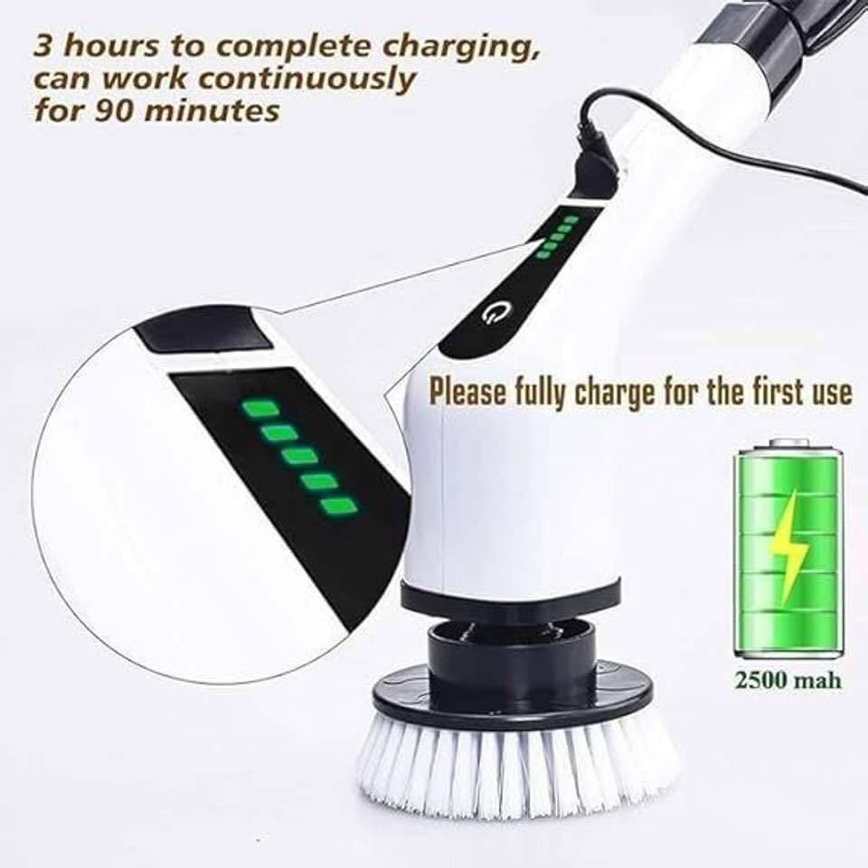 هذه فرشاة تنظيف كهربائية لاسلكية متعددة الوظائف (Multifunctional Electric Cleaning Brush)، تُستخدم هذه الأداة لتسهيل مهام التنظيف المنزلي الصعبة دون عناء، وإليك أهم مواصفاتها التقنية بناءً على البيانات الموضحة على العبوة:القدرة الكهربائية القصوى: 25 واط (Maximum power 25W)، مما يمنحها قوة دوران كافية لإزالة الأوساخ المستعصية والدهون.مدة الشحن: تدعم الشحن السريع خلال 3 ساعات فقط (Fast charge in 3 hours).مدة التشغيل المتواصل: تعمل بشكل مستمر لمدة تصل إلى 90 دقيقة بعد شحنها بالكامل (Used continuously for 90 minutes).رؤوس متعددة: تأتي العبوة مع مجموعة من الرؤوس والفرش القابلة للتبديل لتناسب مختلف الأسطح والزوايا في المطابخ، الحمامات، الأرضيات، وحتى زجاج النوافذ والسيارات.


**إذا كنت صاحب هذا الإعلان وتريد حذفه لأي سبب، رجاءا أرسل رسالة إلى الدعم الفني**