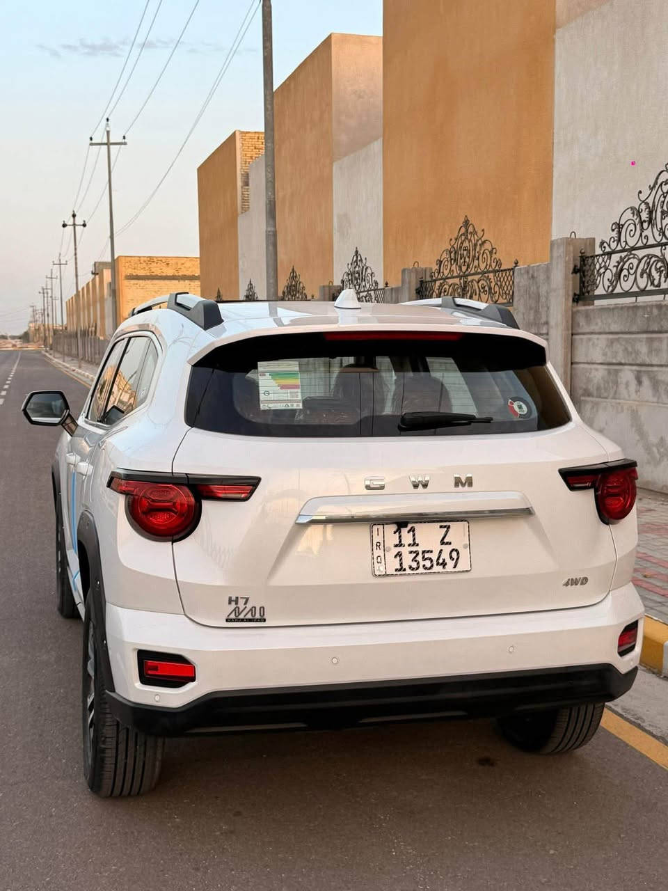 السلام عليكم ، هافال h7 ، موديل 2026 ، زيرو ماشية 4000 كيلو فقط ، مراوس مع تانك 300 ، عنواني بغداد المشتل ، الاتصال ***********
