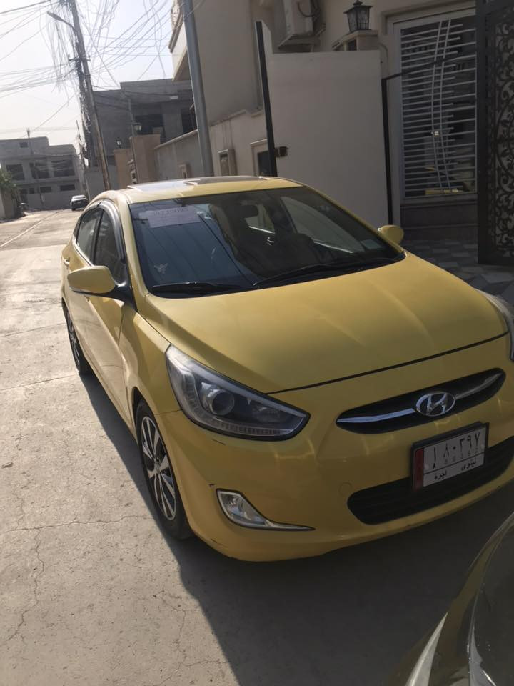 اكسن 2016باي كوري فول بدون  ضرر
كلو شرط 5ويل كب 4دسك  16دوش اصلي  رقم مسطره انكليزي   طخم تاير جديد باتري جديد سياره مال جناي اتصال على الرقم ***********
