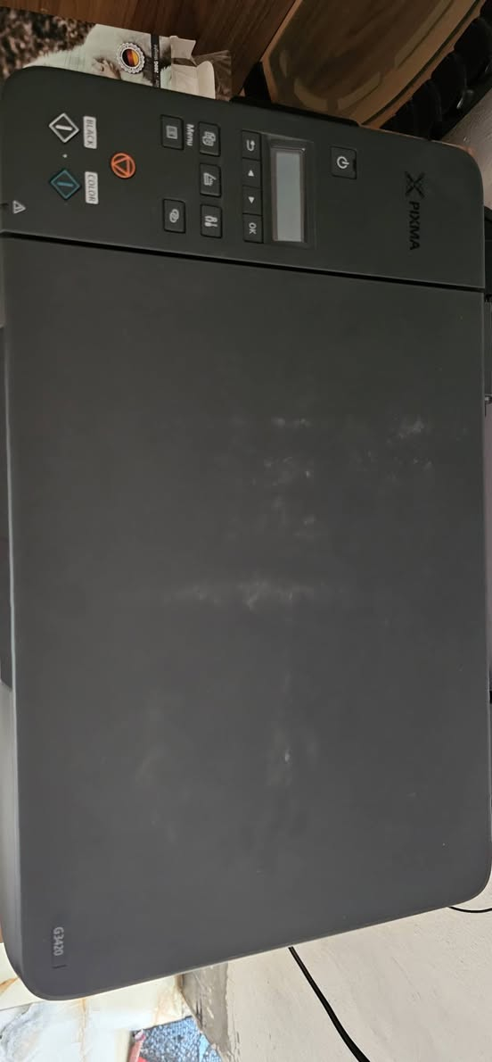 طابعه كانون بكسما G3420
نضافه 99%
معا ملحقات 1-احبار
+ورق تغليف +ورق صور جوجو +قاطعه ورق حجم كبيرA4+مقص +ورق جوجو 6×4
وورق A4
. كل هذا بسعر 300الف دينار وبيه مجال. المثنى السماوه
متواجد وتساب فقط ***********
