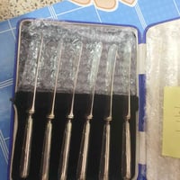 مجموعة سكاكين زبدة انتيكا من عام ١٩١٩ فضة بالكامل عيار ٢٩٥ ست قطع  للت...