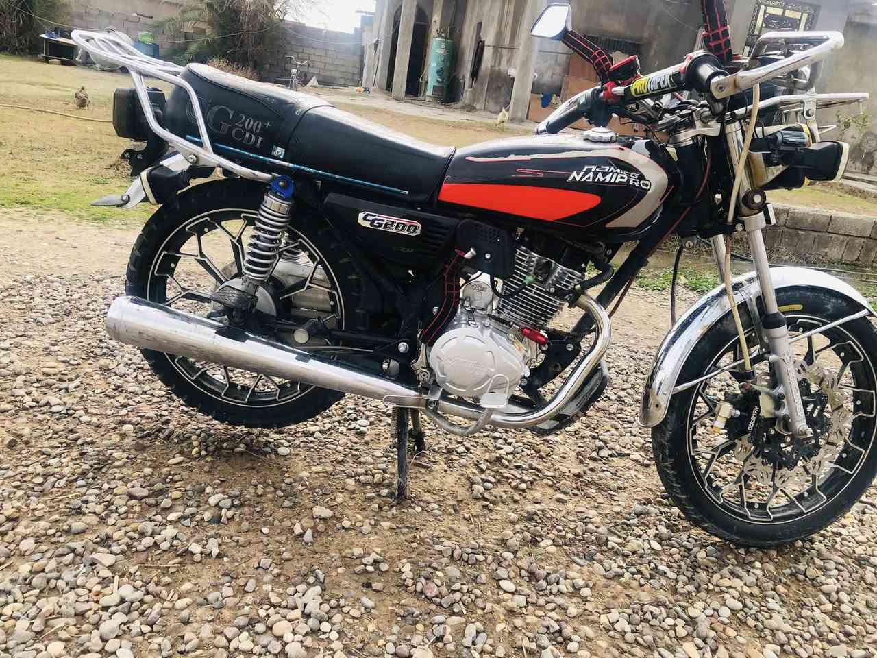 السلام عليكم موطور للبيع نامه برو موديل 2024 مكينه شرط ما مطخوخ صبانه كله ابلادي  من اتير للتير  مكينه cc200 اسعر 625 بي مجال للطيبين ارقم *********** موجود خاص او وتساب
