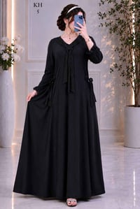 دشداشة • سواد فاحم • ٣XL-٥XL